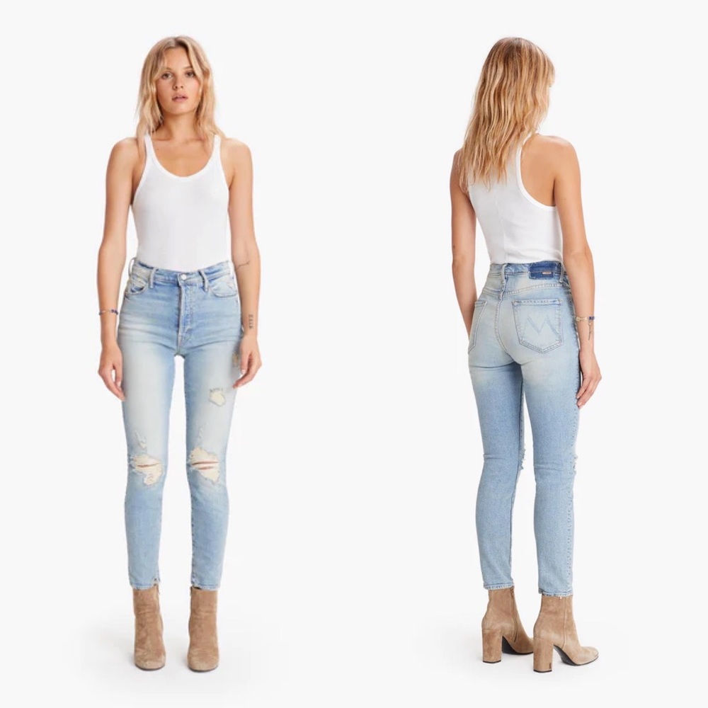 MOTHER The Super Stunner Ankle in Say Amen, Again! size 29